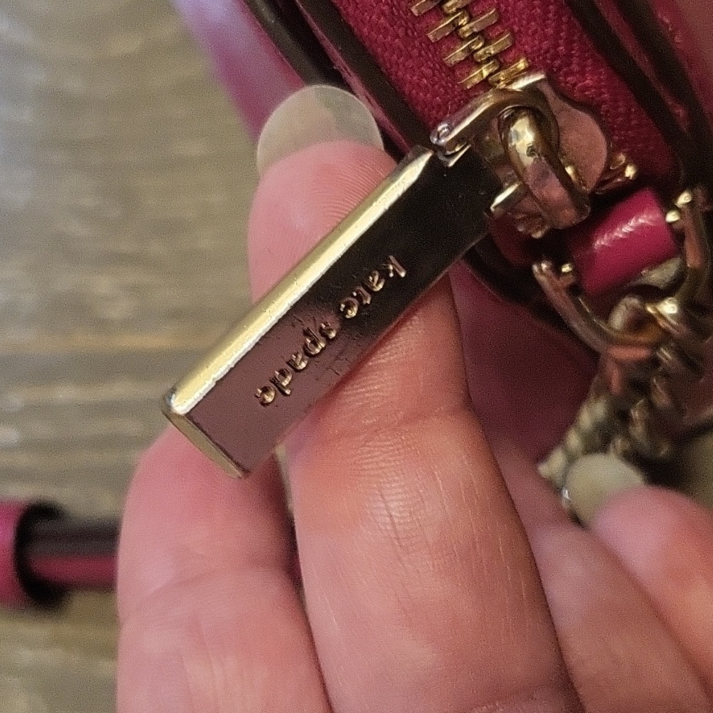 Kate Spade Payton Dome Crossbody Bag Magenta Pink Fushia - Picture 5 of 16